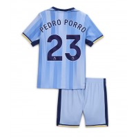 Dječji Nogometni Dres Tottenham Hotspur Pedro Porro #23 Gostujuci 2024-25 Kratak Rukav (+ Kratke hlače)